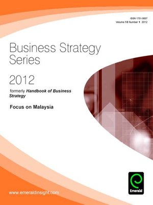 cover image of Business Strategy Series, Volume 13, Issue 1